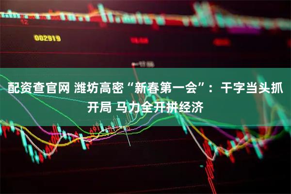 配资查官网 潍坊高密“新春第一会”：干字当头抓开局 马力全开拼经济